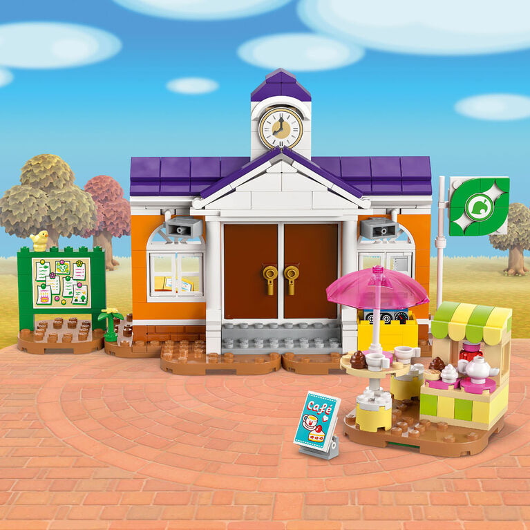 LEGO Animal Crossing K.K.'s Concert in the Plaza Building Set with a Café, Car Toy and Stage, 77052