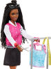 Barbie "Brooklyn" Stylist Doll and 14 Accessories Playset, Wardrobe Theme with Puppy and Clothing Rack