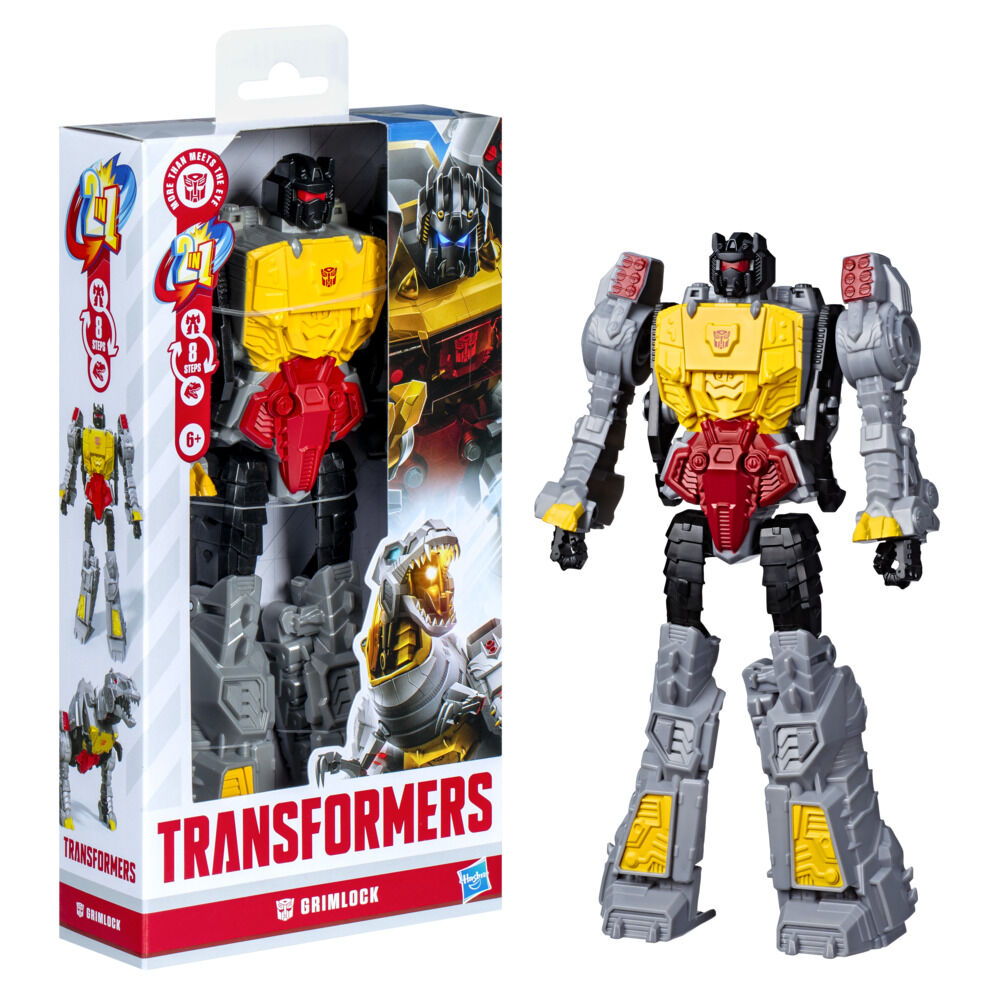 Transformers Toys Authentics Titan Changers Grimlock Action Figure - For Kids Ages 6 and Up