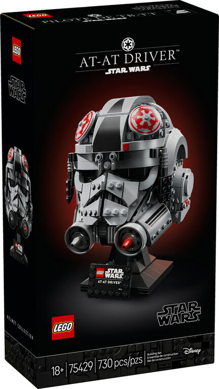 LEGO Star Wars: The Empire Strikes Back AT-AT Driver Helmet Building Set for Adults - Collectible Build-and-Display Set - 75429
