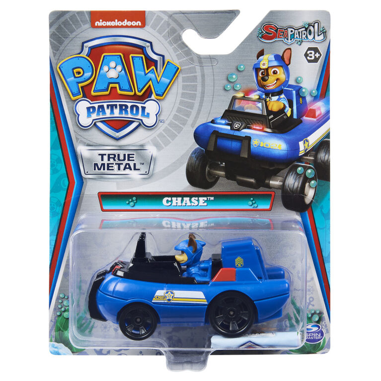 PAW Patrol, True Metal Chase Collectible Die-Cast Vehicle, Sea Patrol Series 1:55 Scale