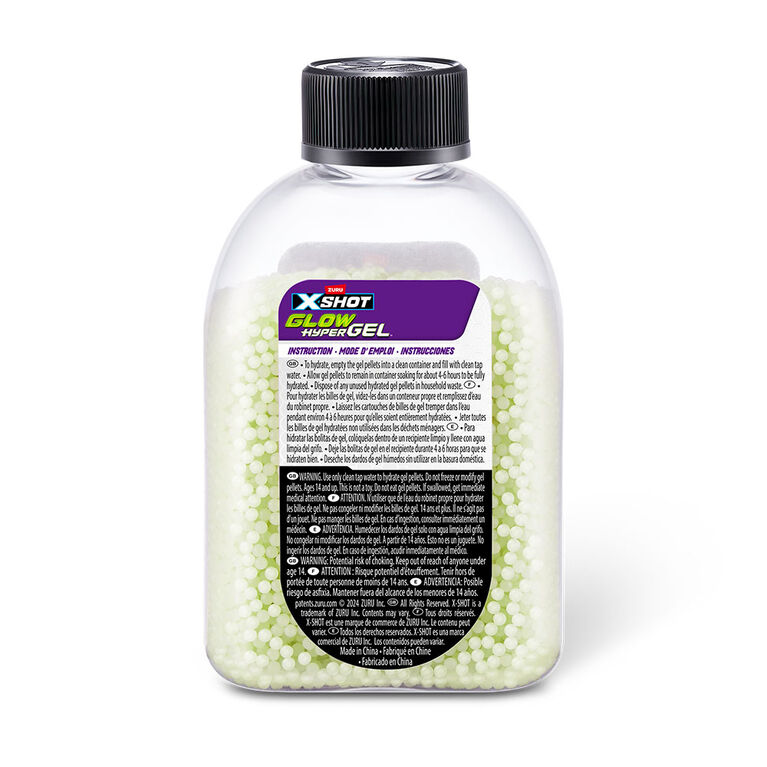 XSHOT Hyper Gel Glow Pellet Refill Pack (15,000 Hyper Gel Pellets) par ZURU