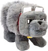 Minecraft Dennis the Wolf Interactive Plush Toy with Sounds & Moving Mouth, Inspired by the Movie