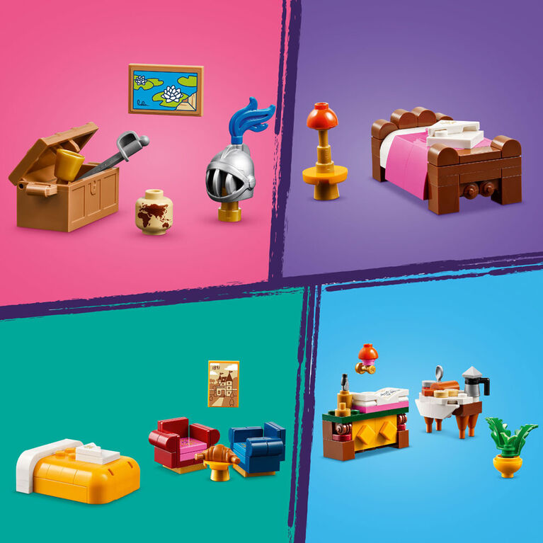 LEGO Friends Castle Bed and Breakfast Hotel Playset for Kids with 4 Mini-Dolls 42638