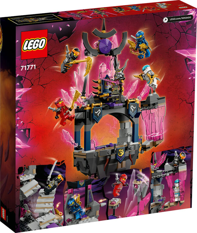 LEGO NINJAGO The Crystal King Temple 71771 Building Kit (703 Pieces)