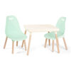 B. toys Kid Century Modern: Table and Chair Set - Mint Furniture for Kids