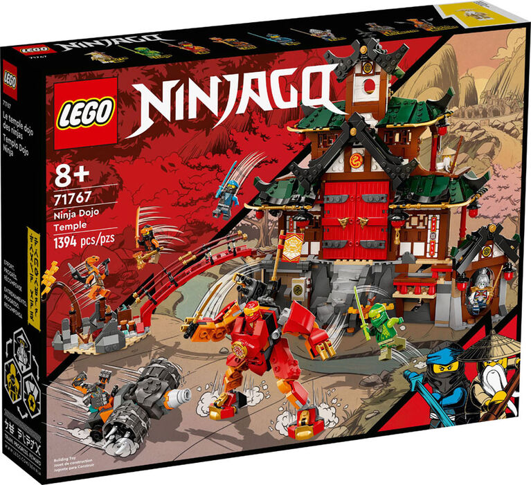 LEGO NINJAGO Ninja Dojo Temple 71767 Building Kit (1,394 Pieces)