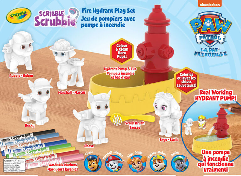 Crayola Scribble Scrubbie Pets Paw Patrol Set