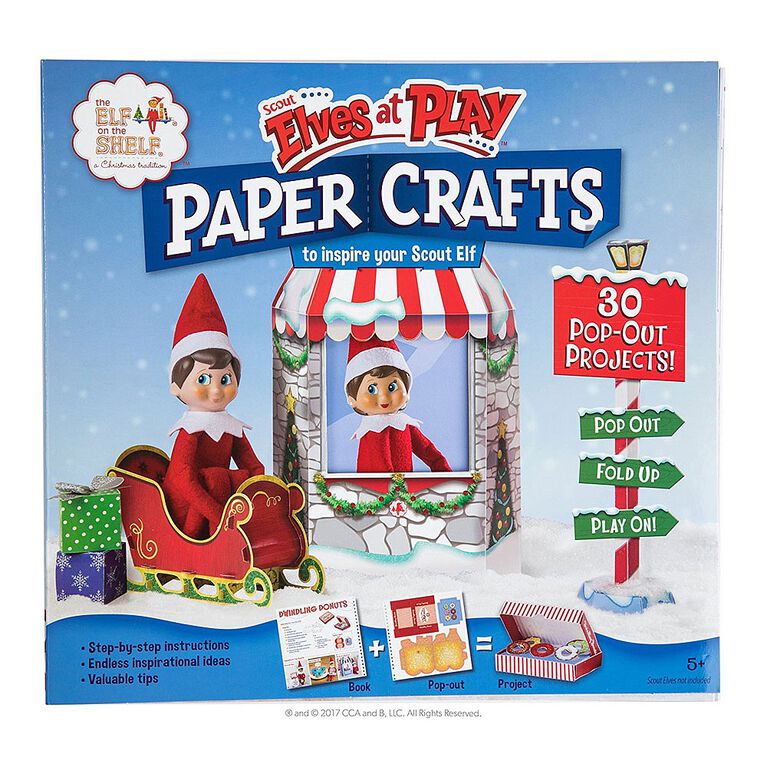 The Elf On The Shelf Scout Elves At Play Paper Crafts Toys R