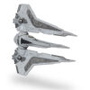 Star Wars 5" Vehicle & Figure Assortment - Kom'rk-Class Mandalorian Starfighter