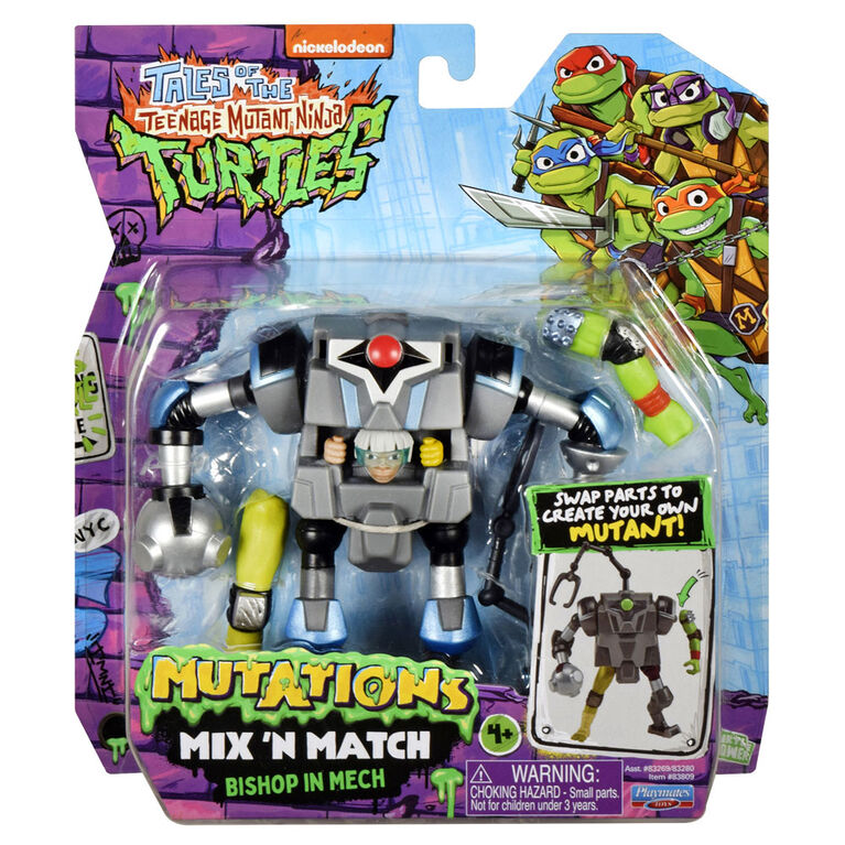 Tales of Teenage Mutant Ninja Turtles: Mutations Mix and Match Bishop Basic Action Figure Assortment