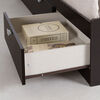 Spark Mate's Platform Storage Bed with 3 Drawers- Chocolate