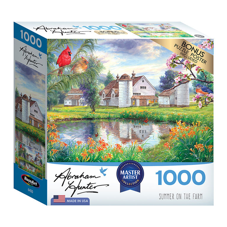 Cra-Z-Art - Abraham Hunter 1000pc Puzzle - Summer On The Farm