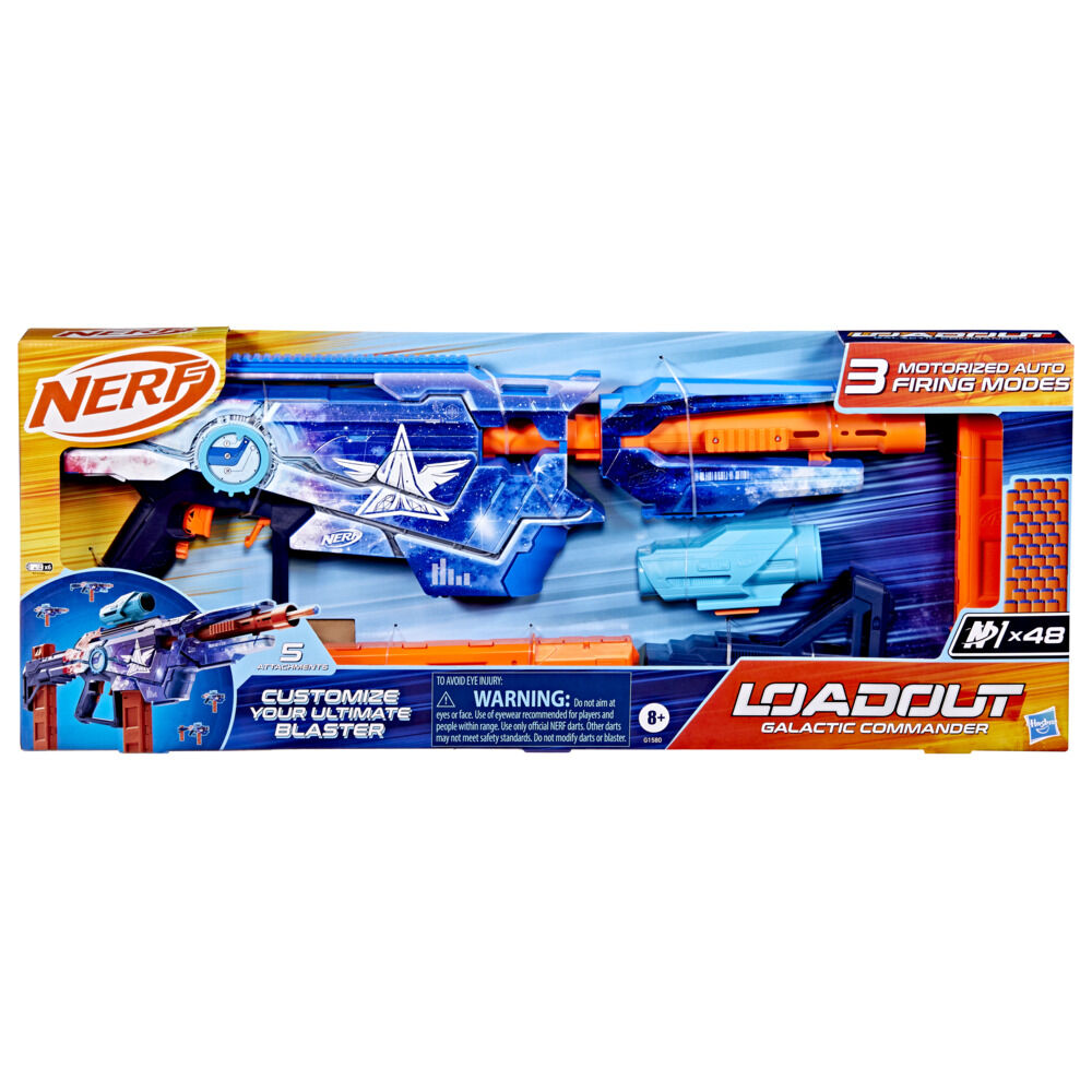Nerf Loadout Galactic Commander Blaster and 48 N1 Darts
