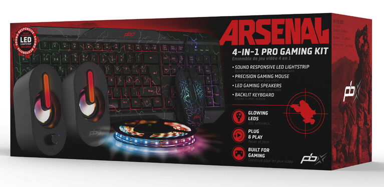 Packard Bell ARSENAL Ultimate 4-in-1 Gaming Kit