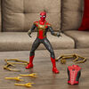 Marvel Spider-Man, figurine articulée Spider-Man super lance-toile Deluxe de 33 cm Thwip Blast