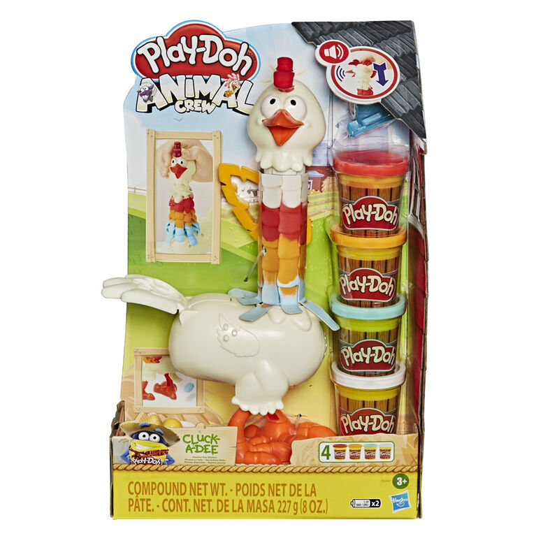 Play-Doh Animal Crew Cluck-a-Dee Feather Fun Chicken