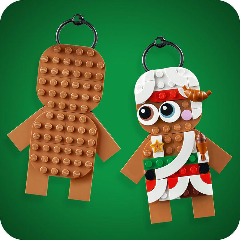 LEGO Gingerbread Ornaments Building Toy, Festive Gingerbread Décor, Great Family Activity or Holiday Decoration, Gift for 6 Year Old Kids, Boys and Girls, 40642