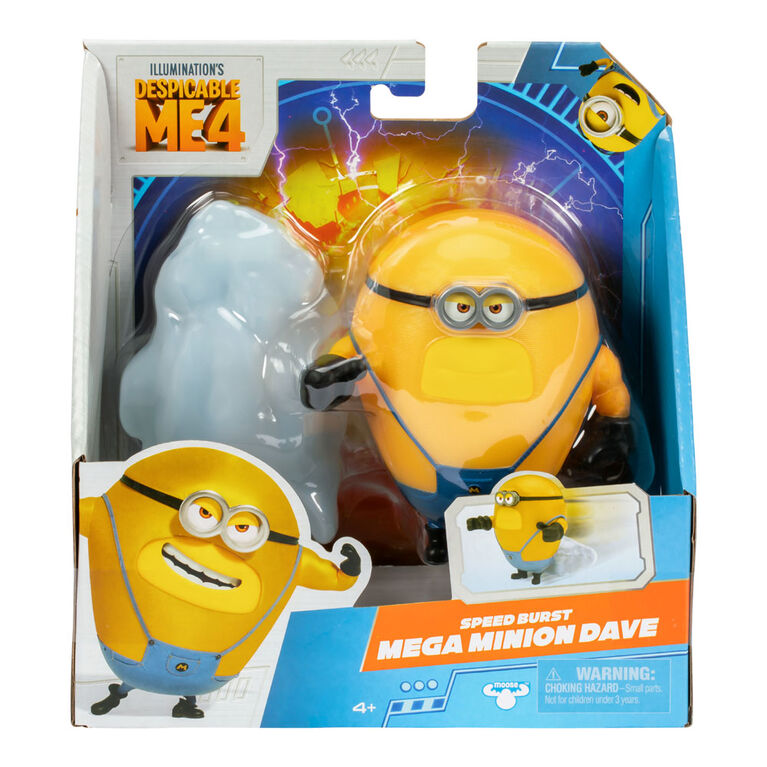 Despicable Me 4 Mega Minion 4 Inch Action Fig Dave