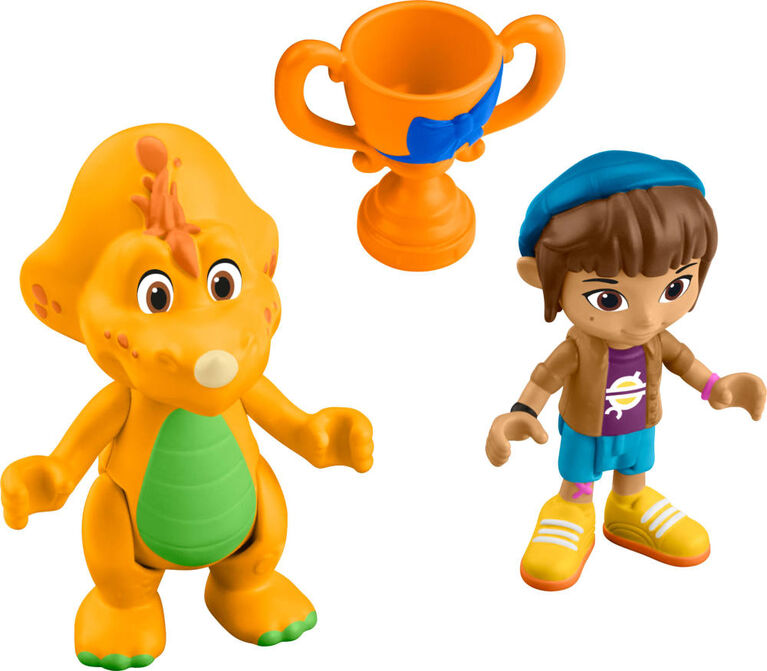 Fisher-Price Barney's World Barney's Friend Mel & Billy Dino Figure Set