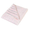 Couverture en tricot nuage rose et gris Trend Lab
