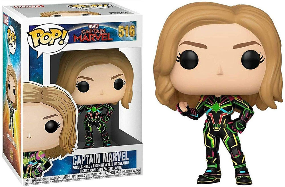 Funko pop captain marvel glow in the dark on sale