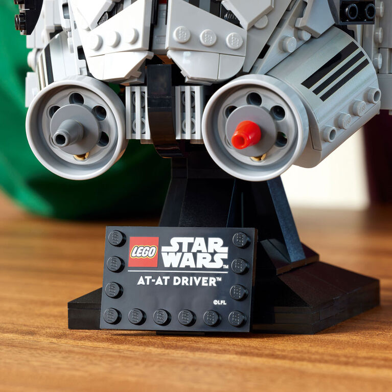 LEGO Star Wars: The Empire Strikes Back AT-AT Driver Helmet Building Set for Adults - Collectible Build-and-Display Set - 75429