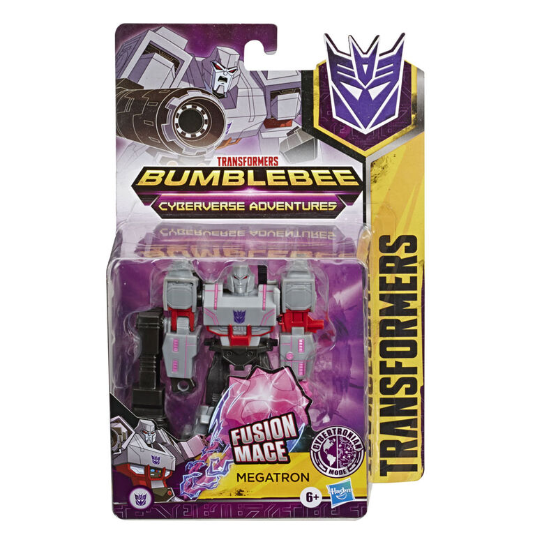 Transformers Bumblebee Cyberverse Adventures, figurine Action Attackers Megatron de 13,7 cm