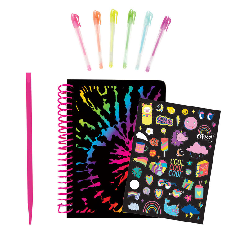 NEON Scratch & Sketch Sketchbook Design Kit Toys R Us Canada