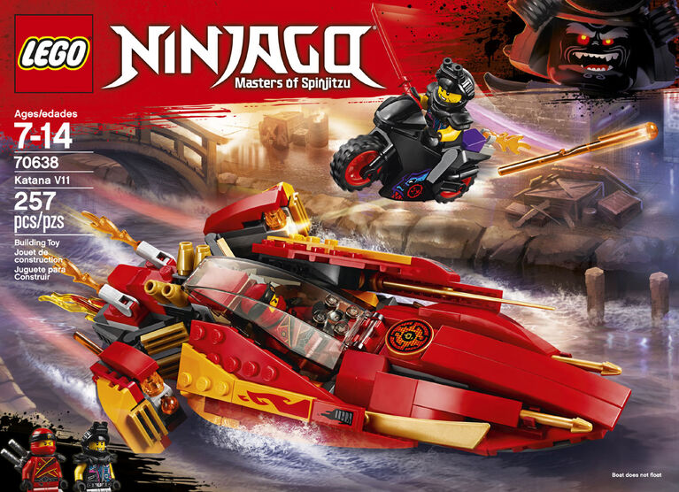 LEGO Ninjago Le bateau Katana V11 70638