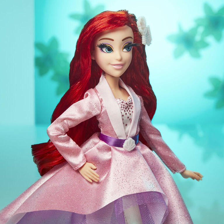 Disney Princess Style Series 07 Ariel, Fashion Doll in Modern Style with Earrings and Shoes, Collectable Doll