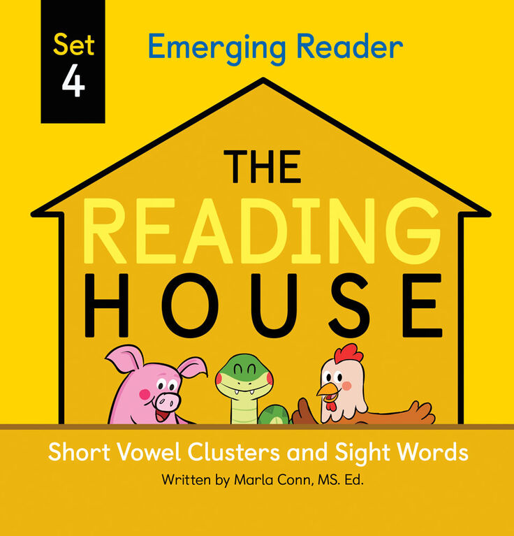 The Reading House Set 4: Short Vowel Clusters and Sight Words - Édition anglaise