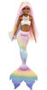 ​Barbie Dreamtopia Rainbow Magic Mermaid Doll with Rainbow Hair and Water-Activated Color Change Feature