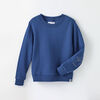 5-6 ans chandail molletonné ras du cou - bleu foncé