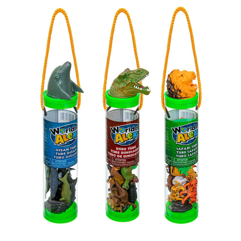Animal Head Tubes - 1 per order, colour may vary (Each sold separately, selected at Random)
