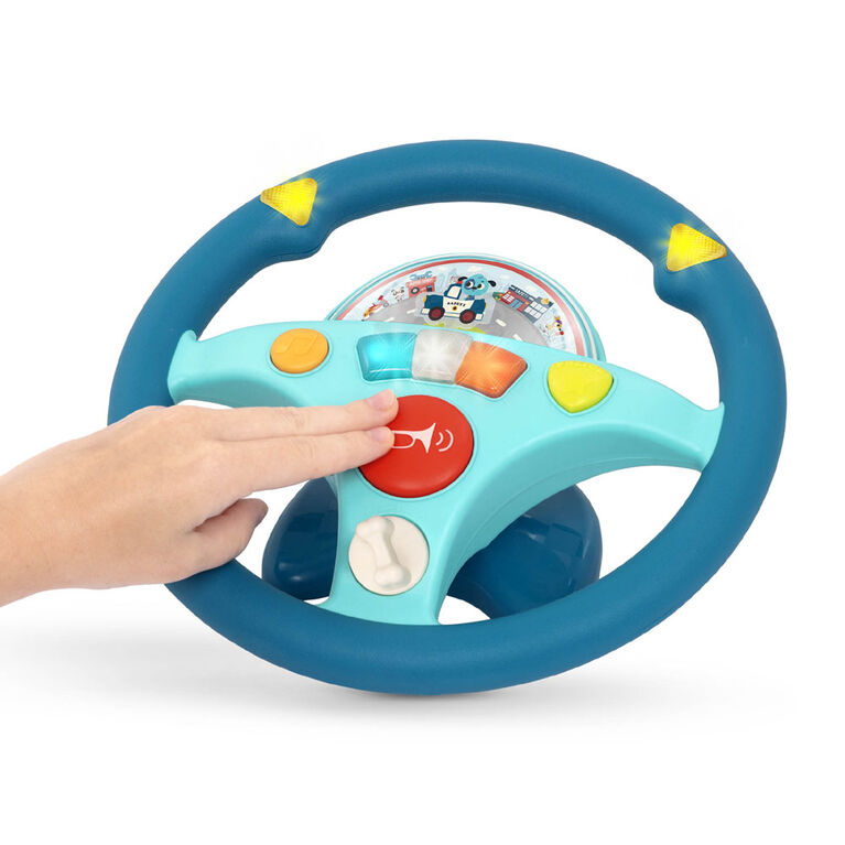 Land of B., Woofer's Musical Driving Wheel, Toy Steering Wheel
