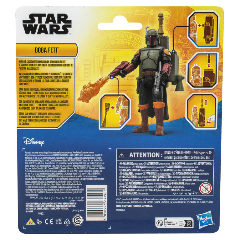 Star Wars Epic Hero Series, figurine Boba Fett de 10 cm avec &eacute;quipement