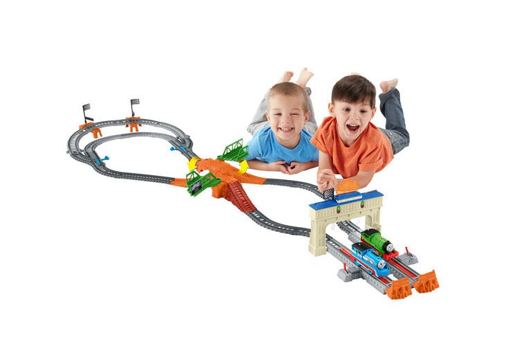 Thomas et ses Amis - Trackmaster - Coffret la grande course de Thomas et Percy - Édition anglaise