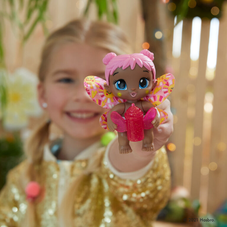 Baby Alive GloPixies Minis Doll, Bubble Sunny, Glow-In-The-Dark Doll