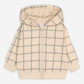 Rococo Zip Hoody Check 4-5