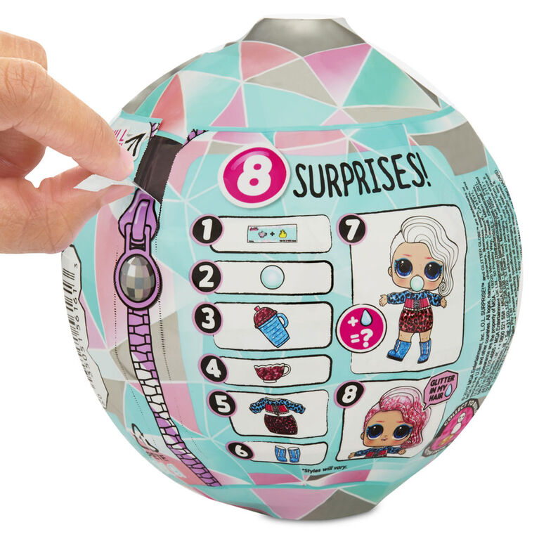 L O L Surprise Glitter Globe Doll Winter Disco Series With