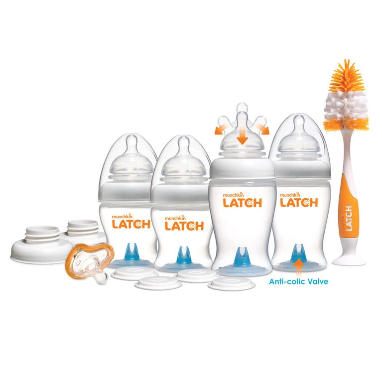 Munchkin - LATCH Newborn Bottle Starter Set - 12-Piece