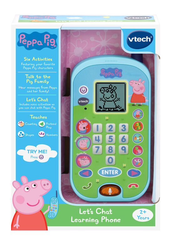 VTech Peppa Pig Let's Chat Learning Phone - Édition anglaise