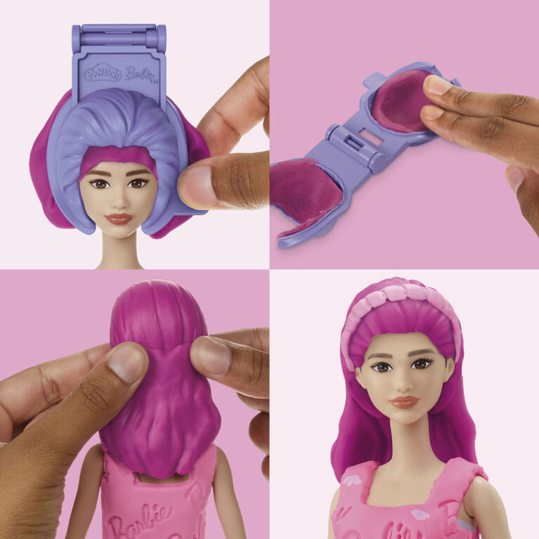 Play-Doh Barbie Hearts and Hair Doll Set