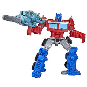 Transformers: Rise of the Beasts Movie Beast Alliance Beast Weaponizers 2-Pack Optimus Prime Toy, 5-inch