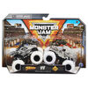 Monster Jam, Official Dragon Vs. Yeti Die-Cast Monster Trucks, 1:64 Scale
