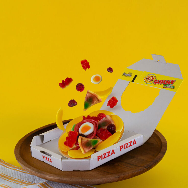 Pizza gélatine Raindrops