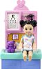 Coffret de jeu ​Barbie Pédiatre, poupée blonde