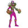 Power Rangers Dino Fury Ranger rose Armure Smash, figurine Power Rangers de 15 cm