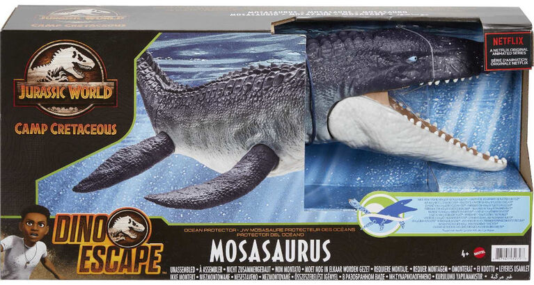 Jurassic World - Figurine Mosasaurus Protecteur Des Océans